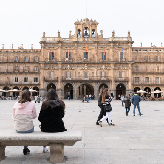 La Plaza Mayor de Salamanca, una de las más famosas de España